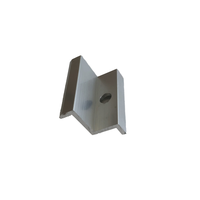 Support de fixation de panneau solaire YZ Solar Mid End Clamp, structure photovoltaïque en plein champ, aluminium anodisé, installation rapide, TUV/CE/ISO