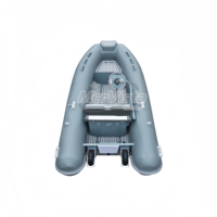 Bateau pneumatique semi-rigide en aluminium de 12 pieds (360 cm) Orca/Hypalon/PVC pour la pêche