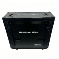 Boîtier de transport professionnel OEM de haute qualité pour console de mixage numérique DJ, entièrement noir, avec 8 poignées et 2 pieds, idéal pour les Wing.