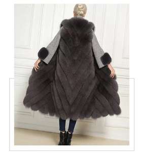 Chaleco de invierno para mujer Chaleco de piel de zorro de imitación Chaleco de piel sintética para damas con estilo largo Precio de fábrica Shenzhen <span class=keywords><strong>Lily</strong></span> Cheng - Product Image 1