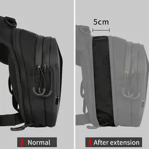Motowolf - Bolsa de Pierna Rígida de EVA <span class=keywords><strong>para</strong></span> Hombre, Riñonera de Motocicleta con Bolsillo <span class=keywords><strong>para</strong></span> Teléfono, Riñonera <span class=keywords><strong>para</strong></span> <span class=keywords><strong>Bicicleta</strong></span> - Product Image 5