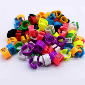 Plastic Vogelbeenbanden Goedkope Duivenbeenringen Kleurrijke 8Mm 10Mm Vogelduivenvoetring Met Serienummer - Product Image 1