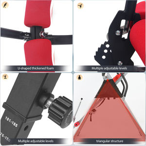 Kursi kebugaran lipat tinggi dapat diatur, untuk meja terapi inversi gravitasi kiropraktik pereda nyeri punggung - Product Image 6