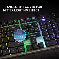 Fantech P31 Set Mouse Keyboard dan Mouse Gaming, Set PC Keyboard Mouse berkabel Game kualitas tinggi
