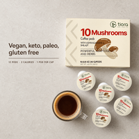 Café aux champignons avec Ashwagandha, certifié Halal et GMP, 12 sachets, Reishi, Cordyceps, végétalien