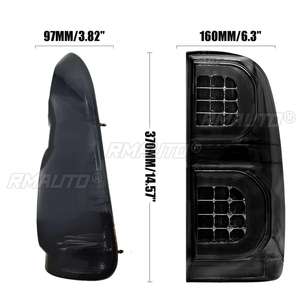 2 Luces Traseras LED Ahumadas para Toyota Hilux Vigo KUN26 SR SR5 Workmate 2004 2005 2006 - 2015, Luces de Freno y Reversa para Camioneta - Product Image 6