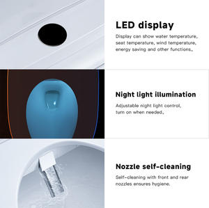 Hong Kong 110V Versão Padrão Não-Instantâneo Inteligente Tampa Do Assento Sanitário Universal Casa Inteligente Aquecida Flush <span class=keywords><strong>Toilet</strong></span> Seat Cover - Product Image 5