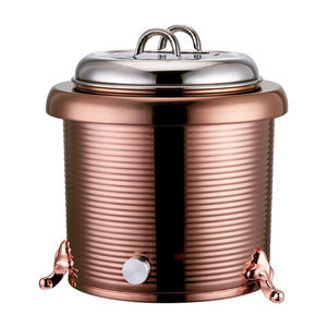 หม้อโจ๊กสแตนเลสไฟฟ้าเชิงพาณิชย์พร้อมฉนวนกันความร้อนมุกสำหรับใช้ในโรงแรมและร้านอาหาร - Product Image 1