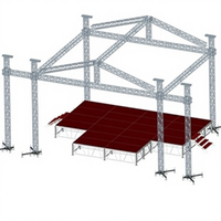 Chaoda Nouveau Design Scène de batterie portable, structure en alliage d'aluminium, connexion par goupilles, conception de treillis modulaire, installation rapide, réglable