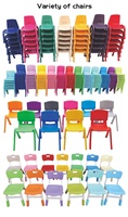 Meubles préscolaires, meubles de maternelle, bureaux pour enfants et chaises en plastique, table de jeu en bois pour enfants