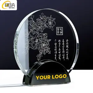 OEM ODM מותאם אישית חקוק לוגו גביעים K9 קריסטל מתכת שרף פרס Custom זכוכית גביע קריסטל