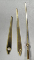Jam dinding akrilik murah mewah 74/98mm jarum pointer jam menit Kit tangan kedua untuk warna emas dan perak