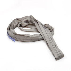 Eslinga Redonda Suave Sin Fin de Poliéster 100% Certificada CE EN 1492-2 de Alta Tenacidad 4T 4M Gris para Elevación de Carga Pesada en Grúas y Camiones - Product Image 4