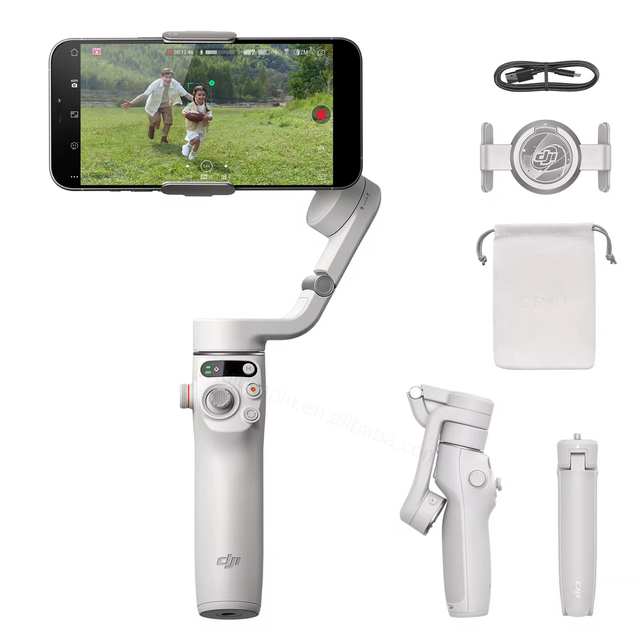 Original DJI Osmo Mobile 6 Smartphone Gimbal Stabilizer AI Smart Follow Gesture Control Gimbal Stabilizer