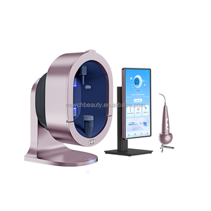 Appareil d'analyse de la peau 3D, analyseur de cuir chevelu, appareil de diagnostic facial HD, instrument de beauté pour <span class=keywords><strong>spa</strong></span>, analyse de l'acné par IA, scanner d'hydratation du visage - Product Image 1