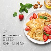 10 pouces entièrement automatique Thermostat réglable rouleau de ressort électrique peau crêpe Tortilla crêpière Roti maker pour un usage domestique