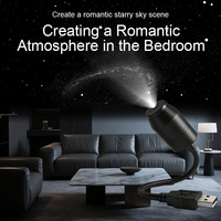 Projecteur d'étoiles USB Premium, lumière romantique de galaxie, ciel étoilé, lumière d'ambiance pour la modification de la voiture, décoration intérieure de chambre