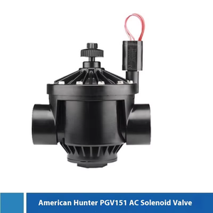 Vanne solénoïde d'irrigation automatique HY <span class=keywords><strong>Hunter</strong></span> série PGV, alimentation AC 24V/DC 9V, structure à bille pour l'eau - Product Image 2