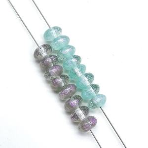 Resin Abacus Beads 10mm Mint Green Gray <b>Purple</b> Gradient <b>Glitter</b> DIY Jewelry Making Supplies for Bracelets Necklaces Accessories - Product Image 4