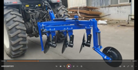 Charrue à disques réversible pour tracteur, travail du sol dur, champ sec, 3, 4, 5, 6 disques, 50-100 CV