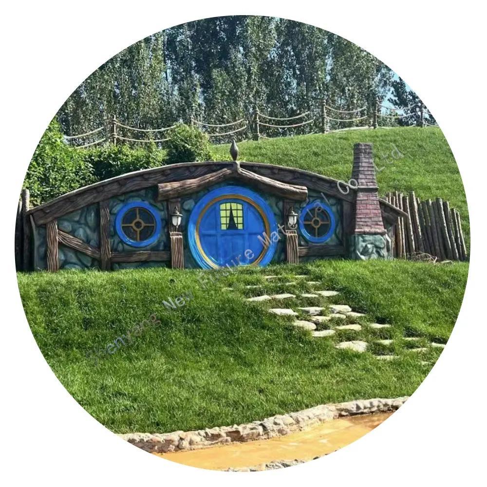 Hobbit-casa de montaje rápido para modelado de paisaje, casa de Protección Ambiental EPS