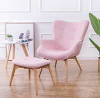 Muebles para el Hogar de Tela Estilo Inglés, Sofás Verdes, Sofá Elegante para Salón, Conjuntos de Sofás Reclinables y Otomanas, Sofás y Sillones
