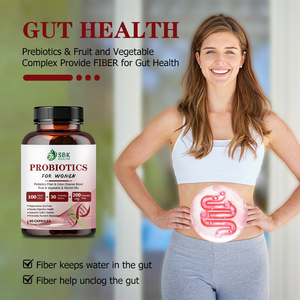 Hot Sale Probiotic for Women Capsules with Prebiotics Fiber Blend Promotes Nutrient Absorption Supports Colon Cleanse Capsules - Product Image 5