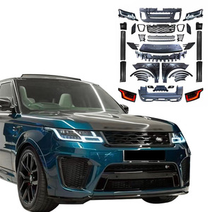 Kit de carrosserie de Conversion d'accessoires d'apparence entière pour <span class=keywords><strong>Range</strong></span> <span class=keywords><strong>Rover</strong></span> <span class=keywords><strong>Sport</strong></span> 2014-2017 Mise à jour <span class=keywords><strong>2021</strong></span> Kit de carrosserie de Style <span class=keywords><strong>SVR</strong></span> - Product Image 3