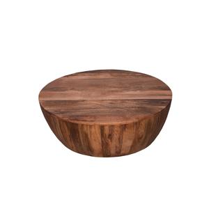 Table basse en bois de manguier faite à la main, design moderne du milieu du siècle, écologique, motif géométrique, légère, facile à nettoyer, meubles pour la maison - Product Image 4