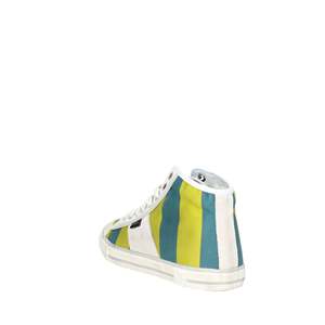 D.A.T.E. TENDER HIGH-93 Giallo Sneakers Chaussures en toile à tige haute pour femmes - Product Image 2