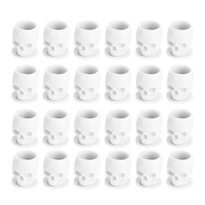200PCS Tattoo Ink Cup <b>Holder</b> Silicone Pigment Stand Tray for PMU Microblading Permanent <b>Makeup</b> Workstation Tattoo Artist Use - Product Image 4