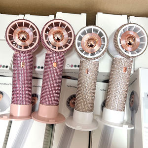<b>USB</b> Mini Eyelash <b>Extension</b> Dryer Diamond Style Handheld Lash Fan for Quick Glue Drying - Product Image 5