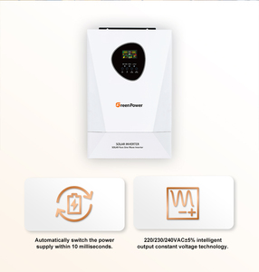 Inversor de Onda Sinusoidal Pura Inteligente de 3.6kw 6.2kw 11kva 24V 48V con MPPT Integrado, Sistema Híbrido de Energía Solar Fuera de la Red Todo en Uno con WIFI - Product Image 4