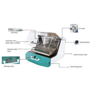 Incubadora <span class=keywords><strong>Shaker</strong></span> com 220V Display LCD Ajuste de temperatura constante multifuncional para testes laboratoriais bioquímicos Tendência 2025 - Product Image 6