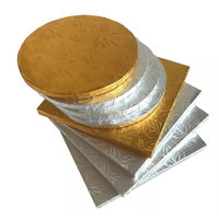 Meilleures ventes de bases à gâteau rondes, carrées, rectangulaires, en or blanc et argent, 8, 10, 12, 14, 16, 18 pouces, plateau à gâteau, plateau à gâteau