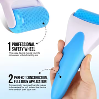 Rouleau de glace magique personnalisé pour le visage, système de dermaroller, outils de massage facial, technologie de refroidissement de la peau scintillante multicolore pour le visage