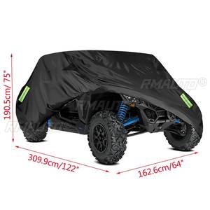 Funda Universal para Cuatrimoto ATV 210D Impermeable para Motocicleta, Scooter, Kart, Compatible con Can-Am Maverick X3 XDS XMR - Product Image 6