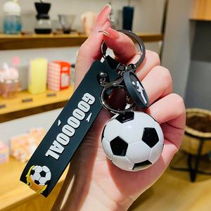 Custom Logo UV Printed Stainless Steel 3D Soccer <b>Keychain</b>-Fashion Lightweight <b>Personalized</b> Sports Gift for Fans - Product Image 6