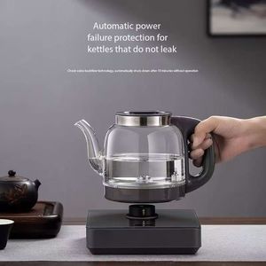 Tĩnh nhiệt 1L điện ấm ấm trà với đơn sắc môi trường xung quanh cơ sở ánh sáng xoay có thể điều chỉnh nhiệt độ nước và khóa trẻ em - Product Image 4