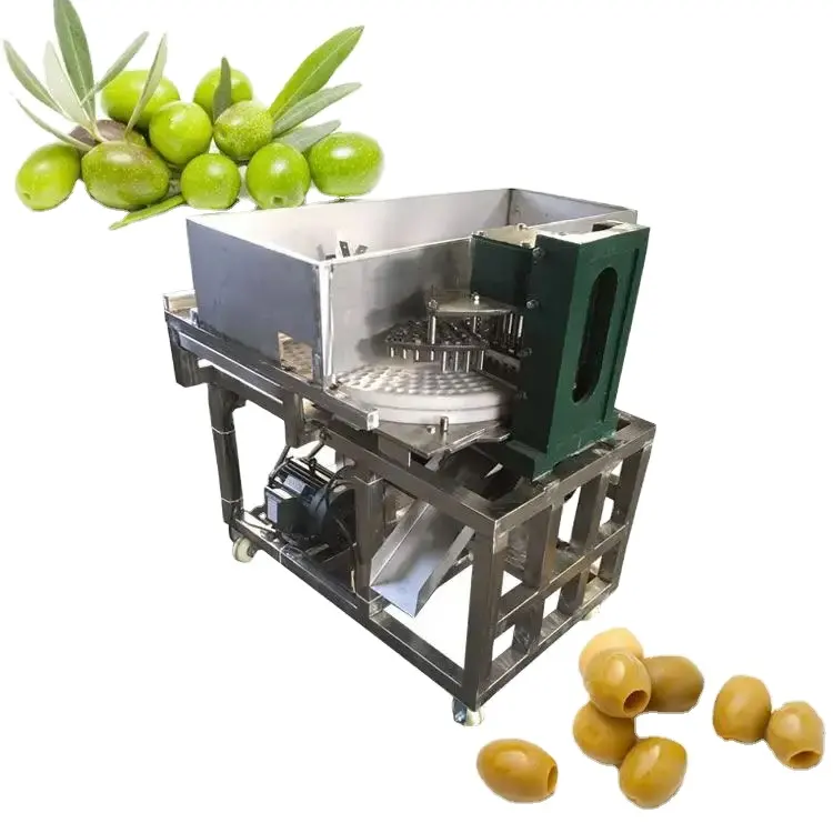 Máquina automática de deshuesado de dátiles de palma seca Longan Fruit Cherry Plum Seed Remover Cutting Remover Fresh Olive Core Removal Machine