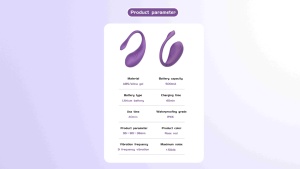 女性用ワイヤレスアプリ遠隔操作絶頂刺激Gスポットバイブレータージャンピングドルフィン装着型セックストイ - Product Image 6