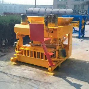 Ghana Hydraulische Bestrating Baksteenmachine QMJ-6A Beweegbare Massief Bakstenen Blok Machine Te Koop