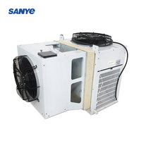 Unité de condensation compacte à faible bruit pour congélateur rapide AC simple 1/2, avec ventilateur, pour 220 V, modèle 404a