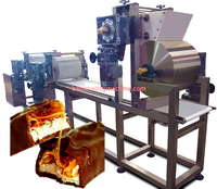 Machine à mélanger la pâte pour barres de céréales au chocolat, automatique, haute productivité, utilisation industrielle, ligne de production de snacks