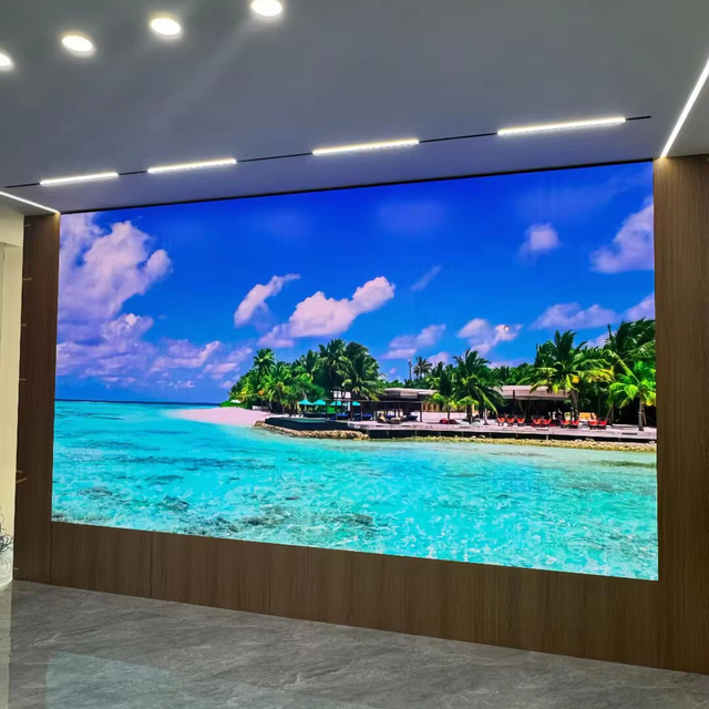 Micro Small Pixel Pitch P1.86 High Fresh Fixed 7680 Video Wall GOB COB HD Indoor Led Display Advertising Screen Shopping Mall