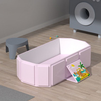 Nouvelle conception de baignoire pliable portable pour enfants