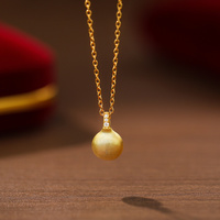 Collier boule minimaliste en argent sterling 2024 Collier pendentif boule brossé en or 18 carats cz pavé pour femme