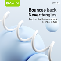 Kabel USB Ponsel Android Tipe C Universal BAVIN Home Office CB412 Silikon 60