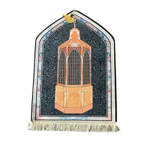 Worship Carpet Kneeling Velvet Worship Tassel Floor Pad Arab Prayer