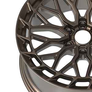Jantes en alliage d'aluminium forgé Star Wheel B2050, 6 trous, concaves, noires, 5x120 PCD pour Challenger 2013, rénovation/mise à niveau - Product Image 4